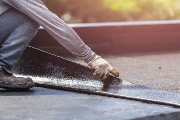 Professional Emergency Waterproofing technician working in Livonia, NY
